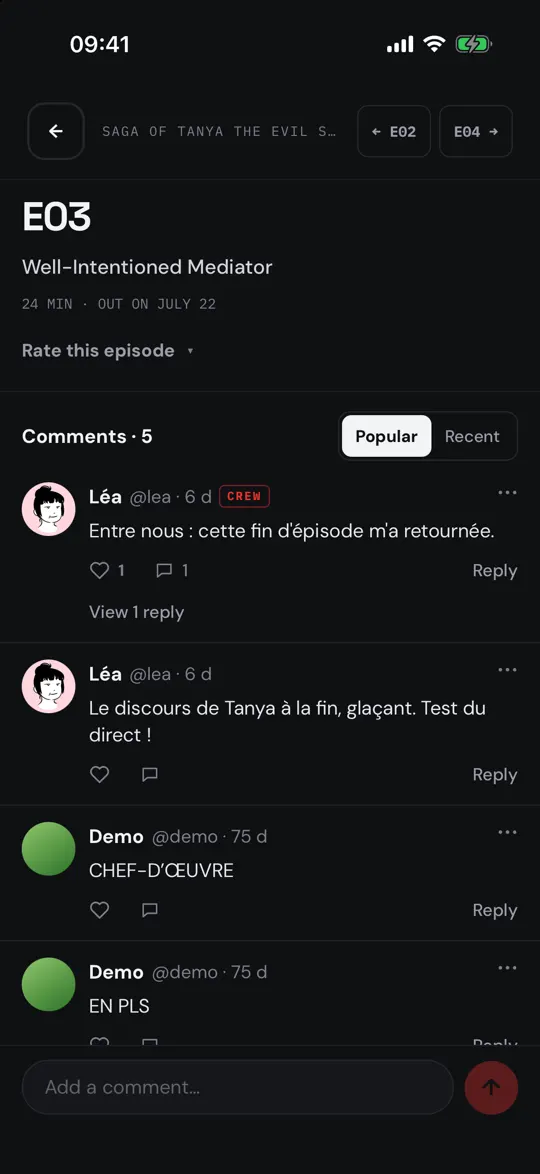 Comments on an episode in Nakama